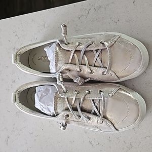 Sperry Gold tennis shoes size 7